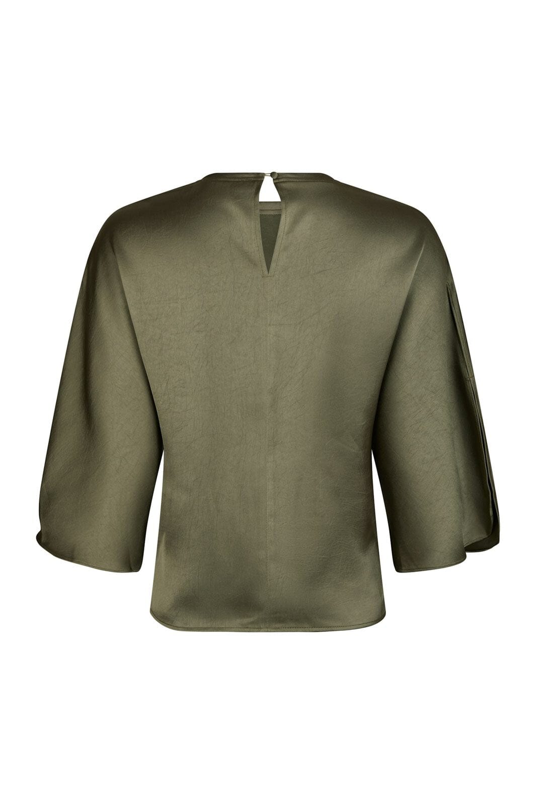 Neo Noir - Liora Heavy Sateen Blouse 165567 - 255 - Cold Army