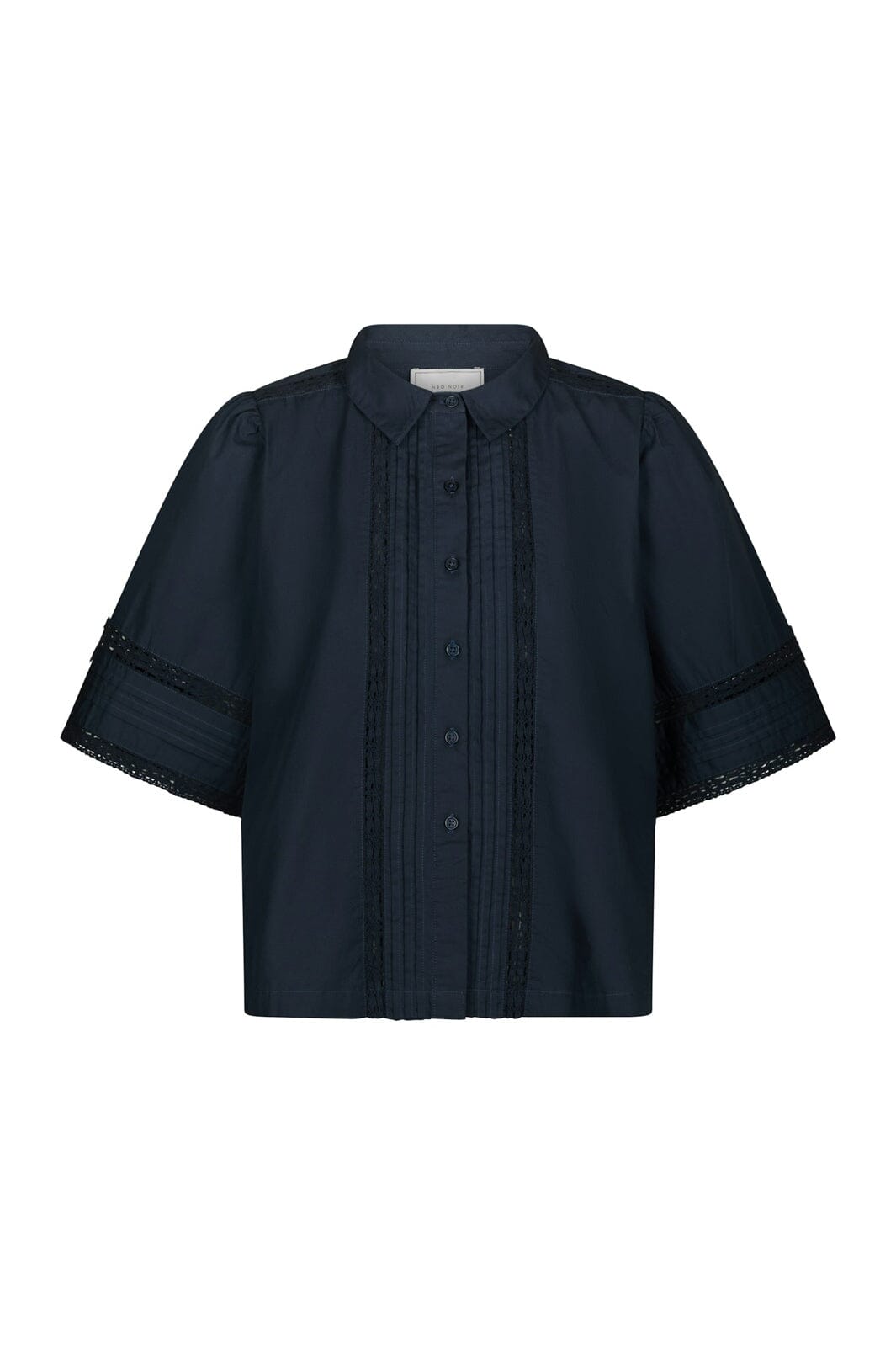 Neo Noir - Lotte C Poplin Shirt 169838 - 141 - Navy