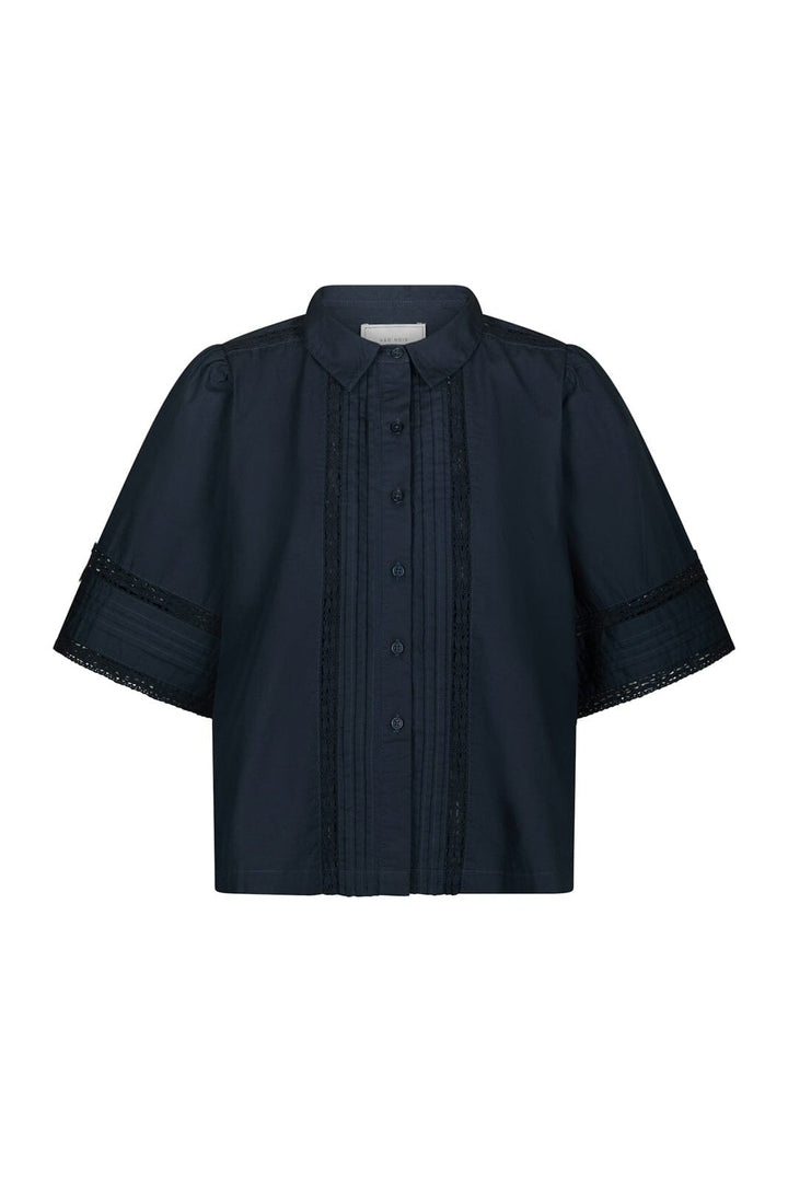 Neo Noir - Lotte C Poplin Shirt 169838 - 141 - Navy