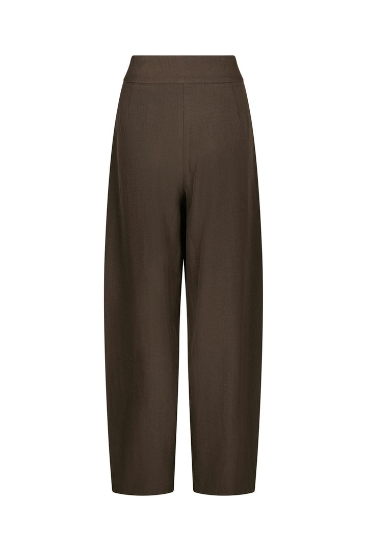 Neo Noir - Lucille Structure Pants 169655 - 676 - Dark Brown