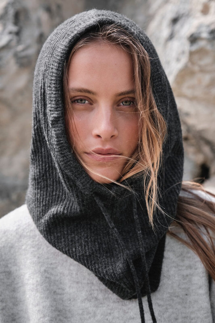 Neo Noir - Madita Knit Balaclava - Antracit
