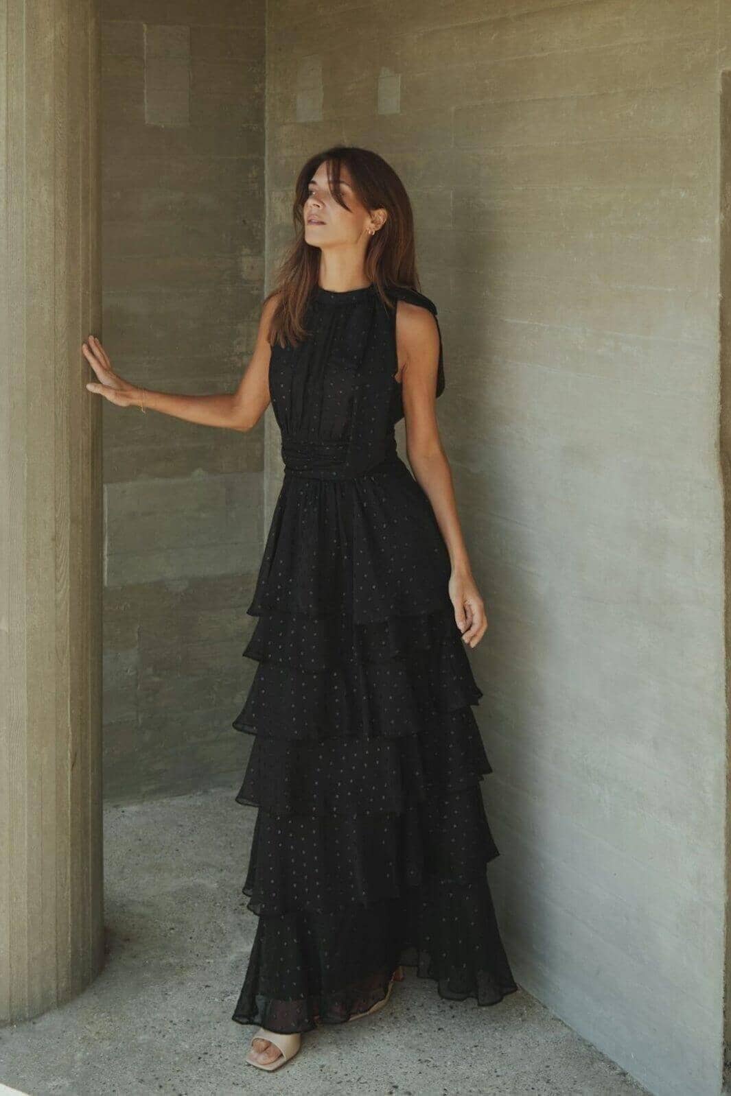 Neo Noir - Marli Glitz Dress 166998 - 100 - Black Kjoler 