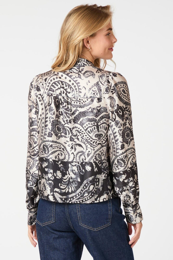 Neo Noir - Massima Deco Paisley Blouse 164308 - Creme