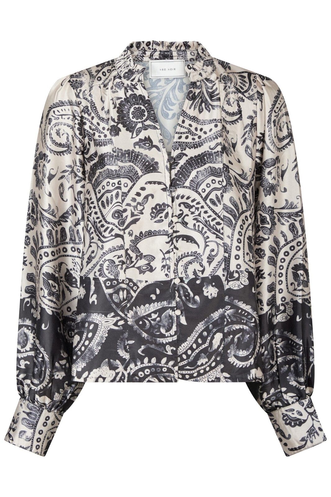 Neo Noir - Massima Deco Paisley Blouse 164308 - Creme