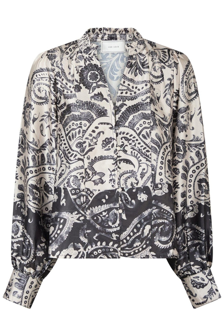 Neo Noir - Massima Deco Paisley Blouse 164308 - Creme