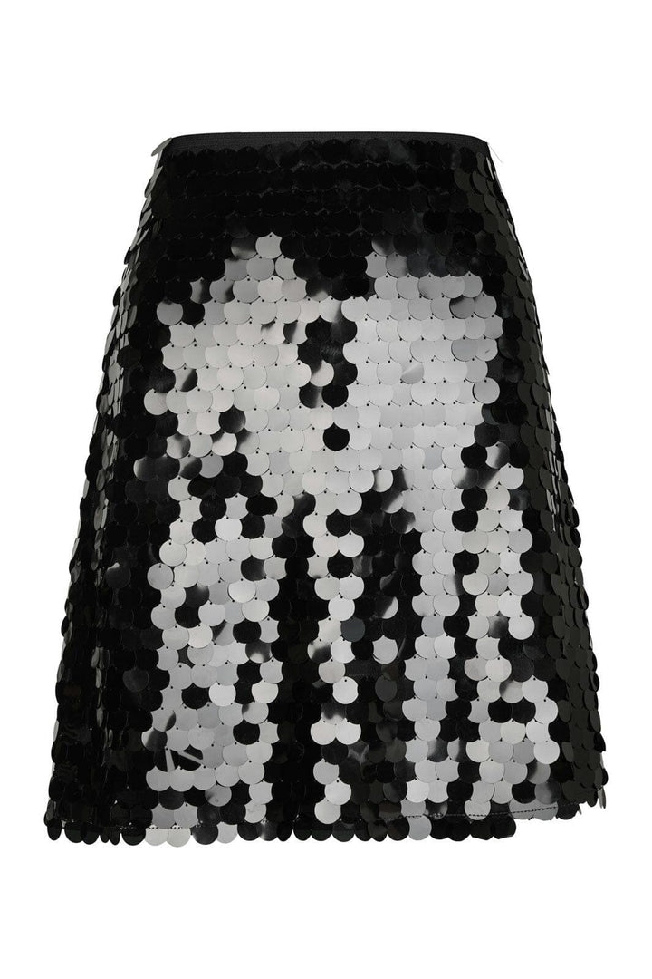 Neo Noir - Miva Big Sequins Skirt 165919 - 100 - Black