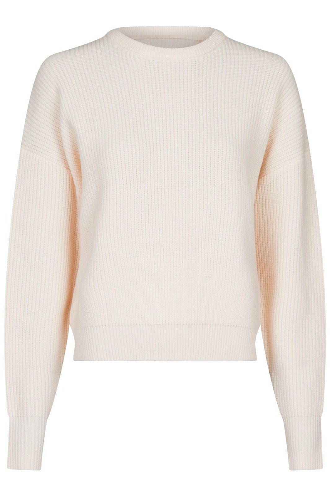 Neo Noir - Moana Solid Knit Blouse - Off White