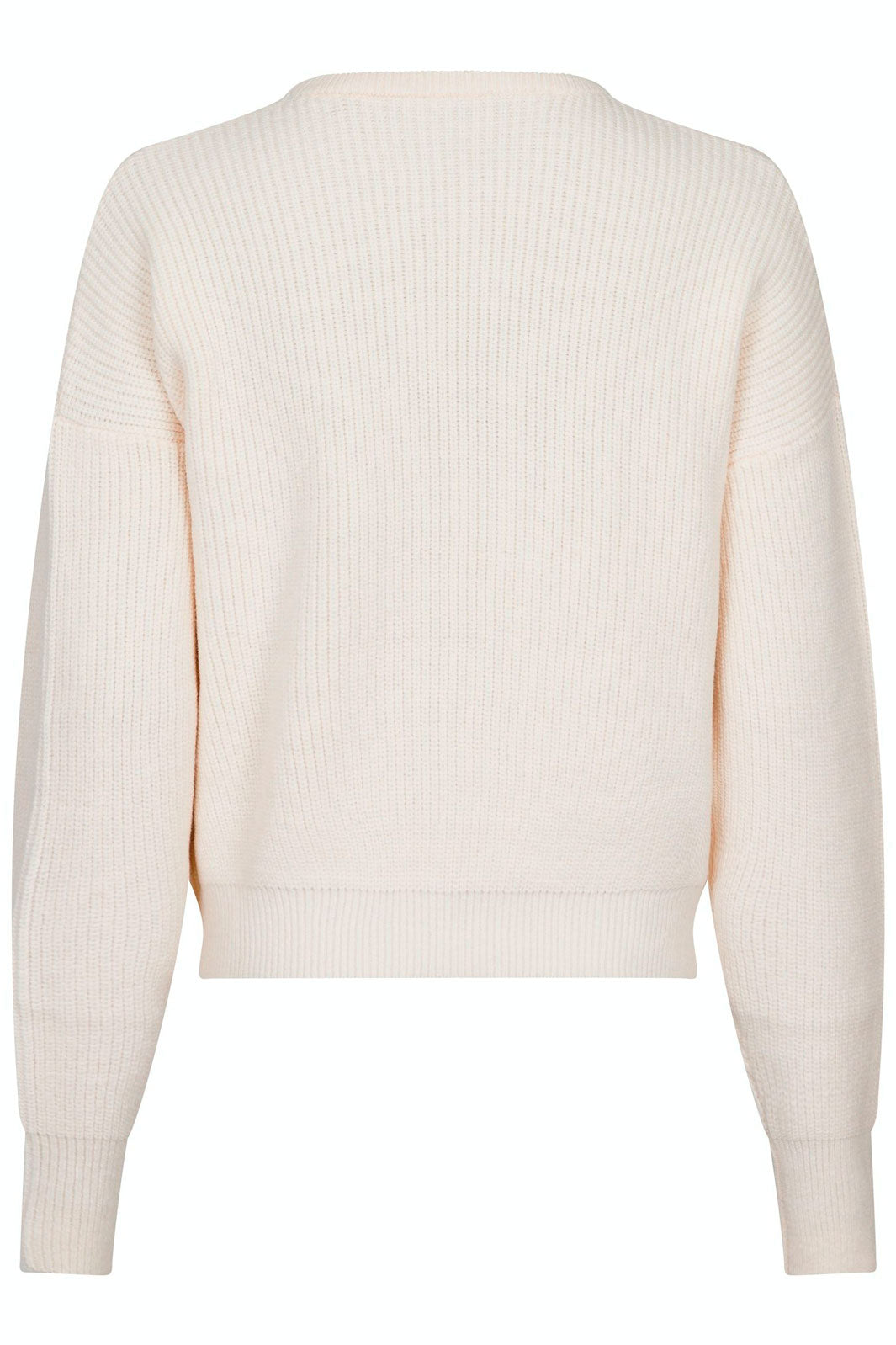 Neo Noir - Moana Solid Knit Blouse - Off White
