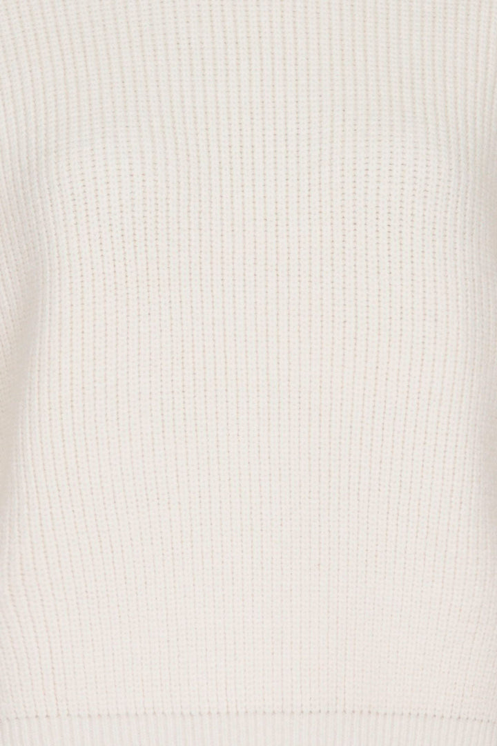 Neo Noir - Moana Solid Knit Blouse - Off White