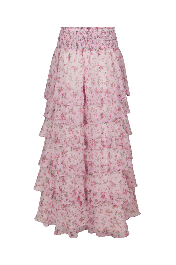 Neo Noir - Morris Meadow Printed Skirt 166447 - 754 - Light Pink
