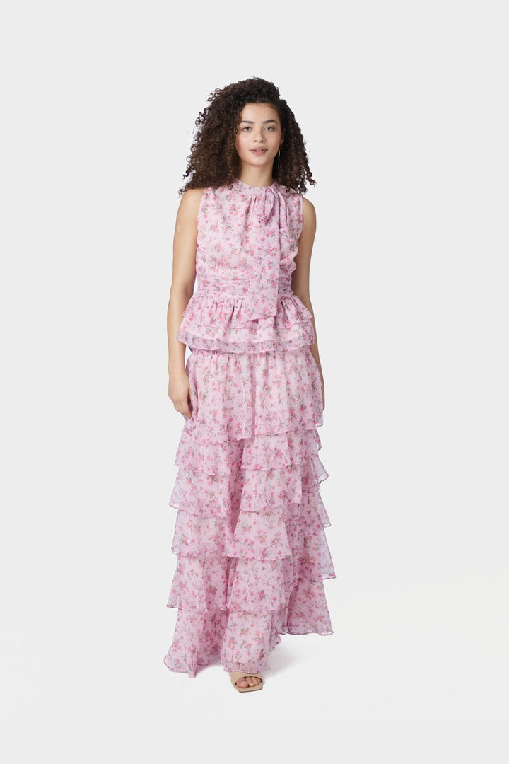 Neo Noir - Morris Meadow Printed Skirt 166447 - 754 - Light Pink