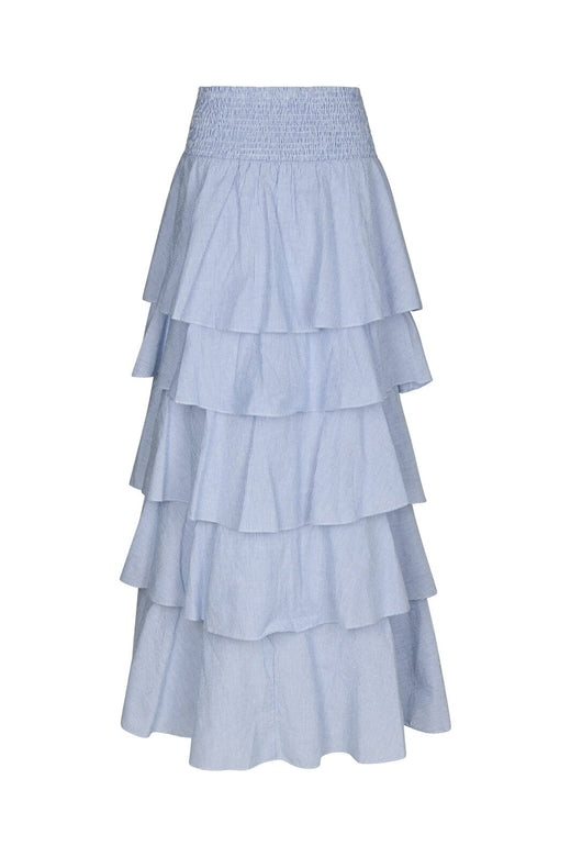 Neo Noir - Morris Mini Stripe Skirt 169651 - 145 - Light Blue