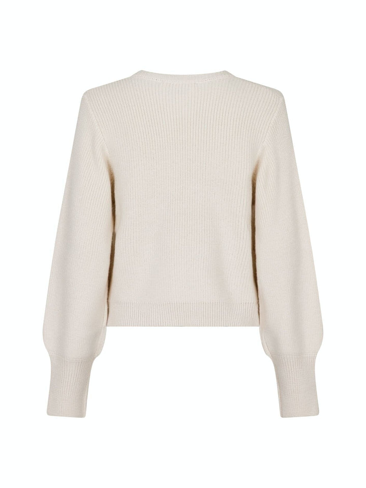 Neo Noir - Muscado Knit Cardigan - Ivory