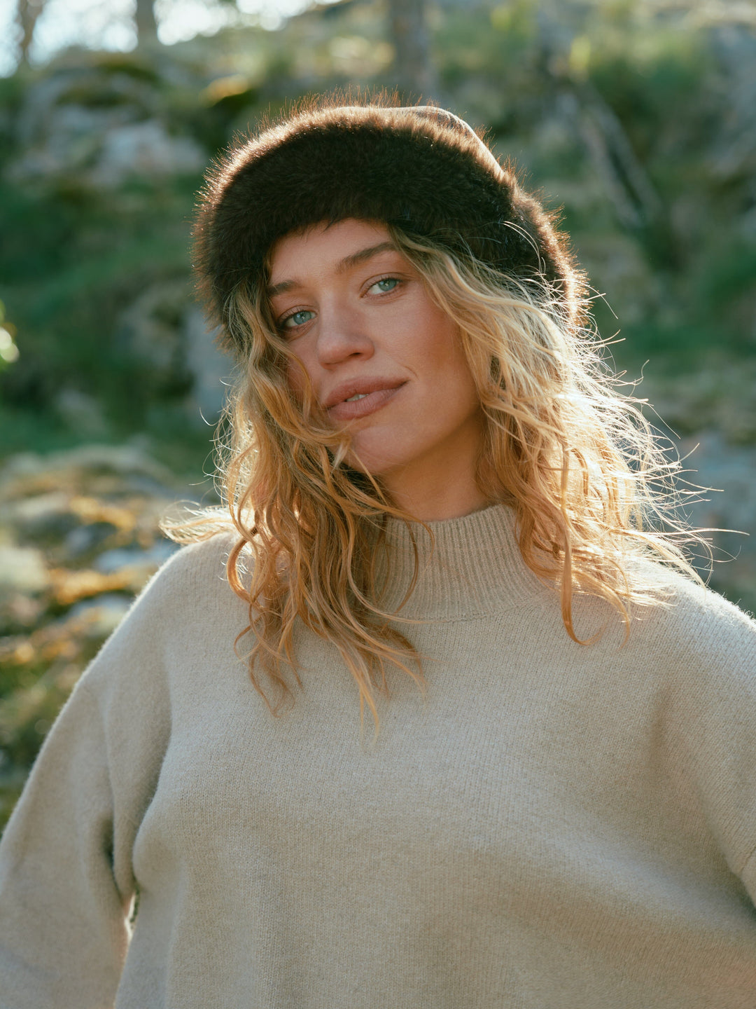 Neo Noir - Nappi Faux Fur Hat 169430 - 100 - Black Accessories 
