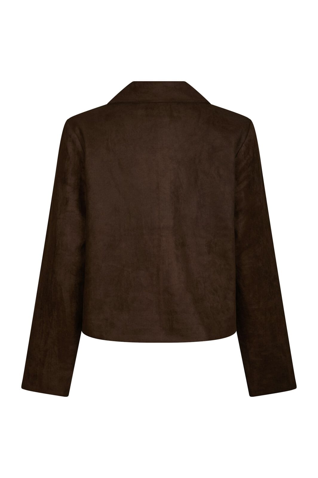 Neo Noir - Nilo Faux Suede Jacket 165954 - 676 - Dark Brown