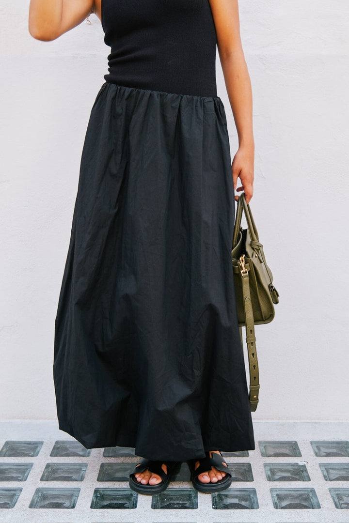 Neo Noir - Ober Long Balloon Skirt - Black