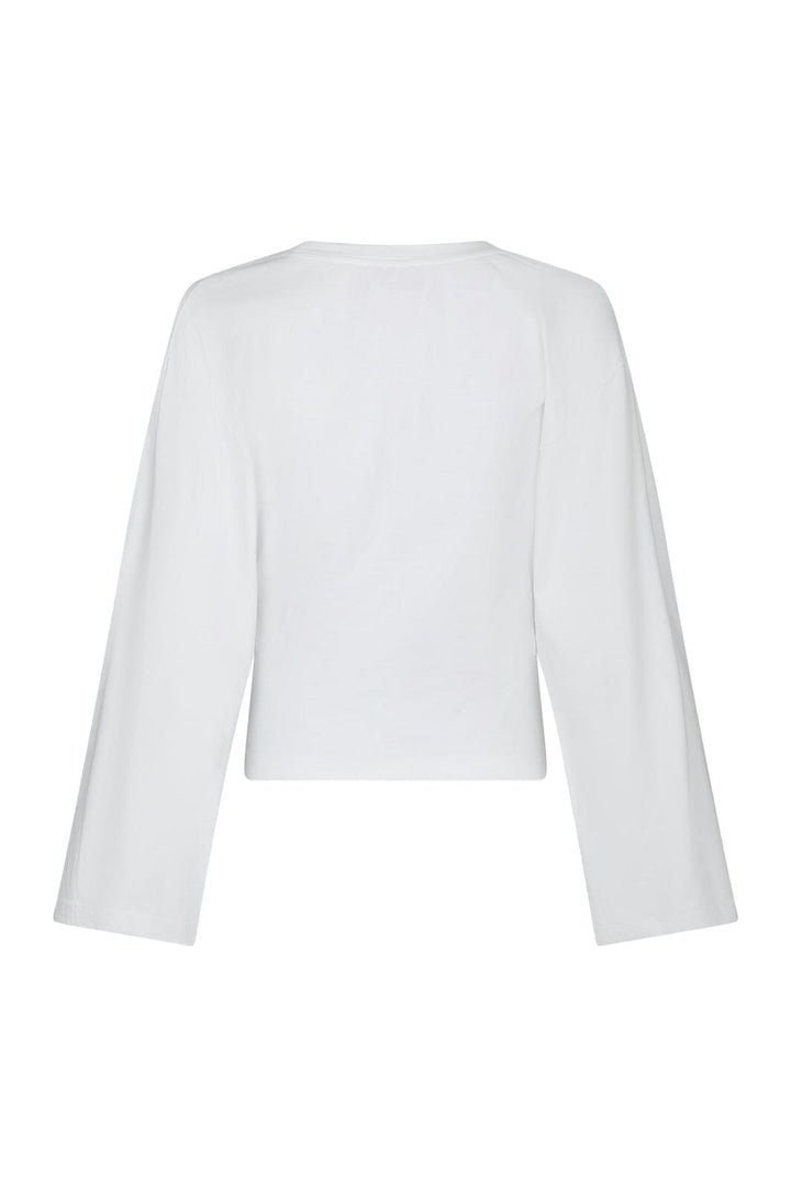 Neo Noir - Paska Boxy Long Tee 165973 - 120 - White