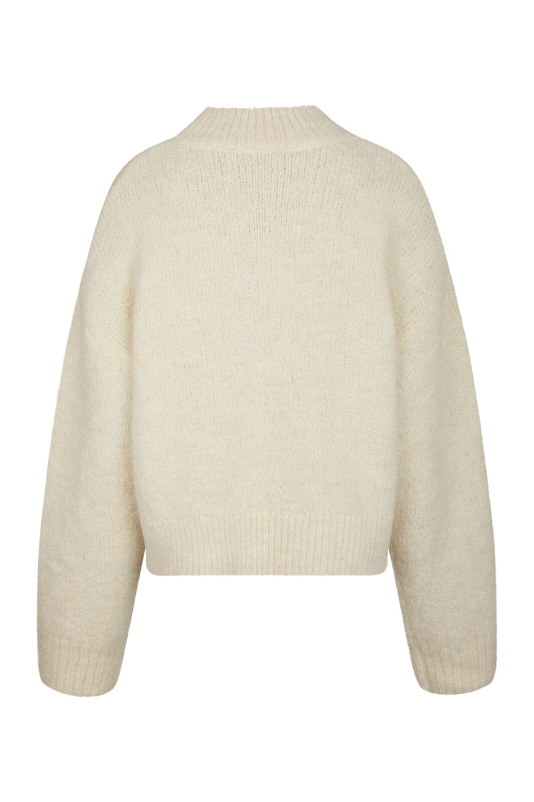 Neo Noir - Paulina Fluffy Knit Blouse 164729 - 121 - Off White