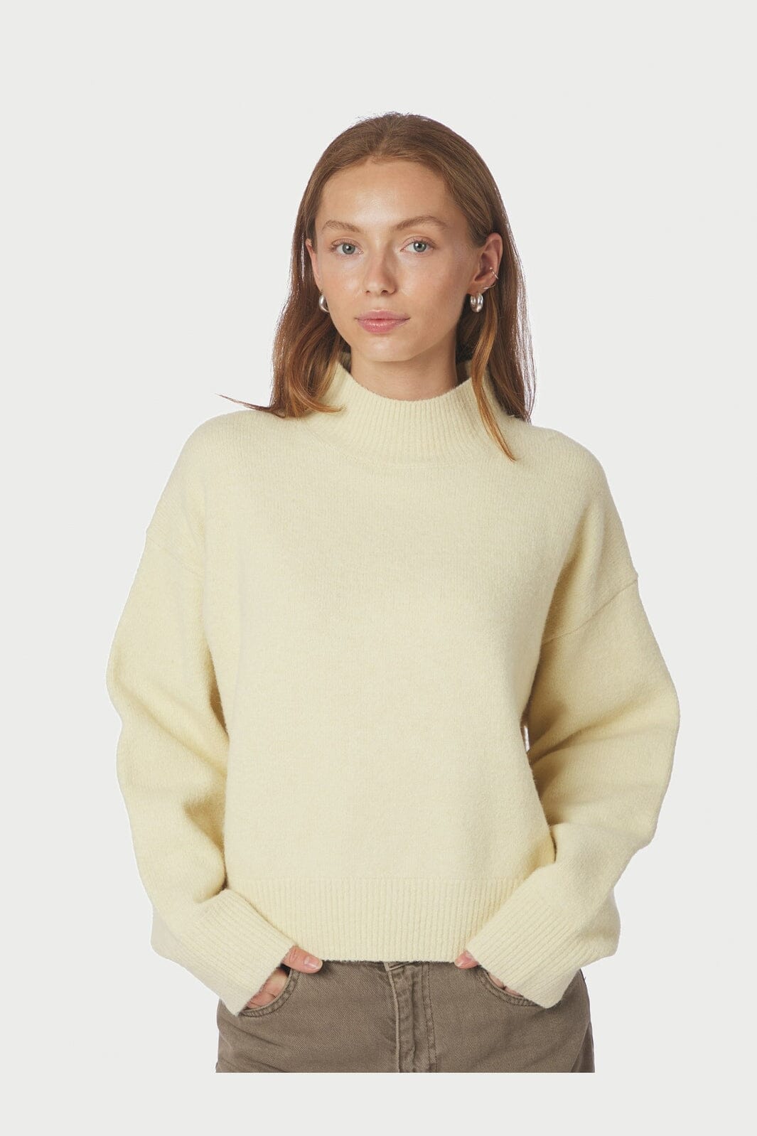 Neo Noir - Paulina Knit Blouse 159703 - 416 - Butter Yellow