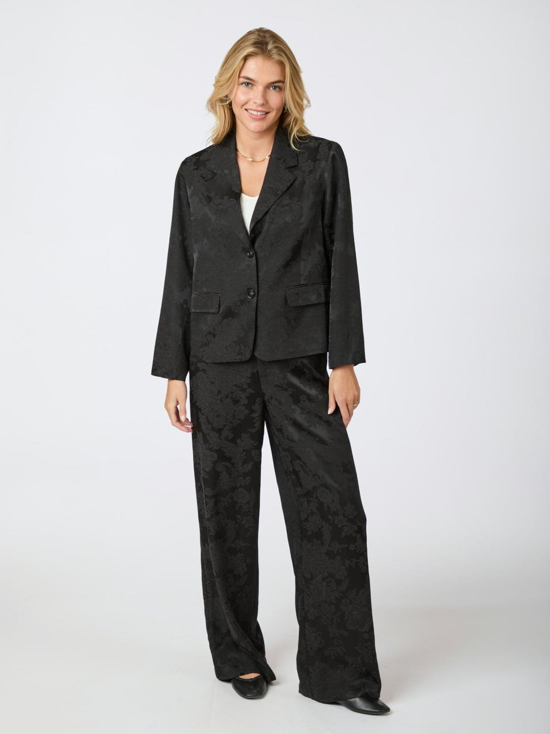 Neo Noir - Renia Jacquard Blazer - Black