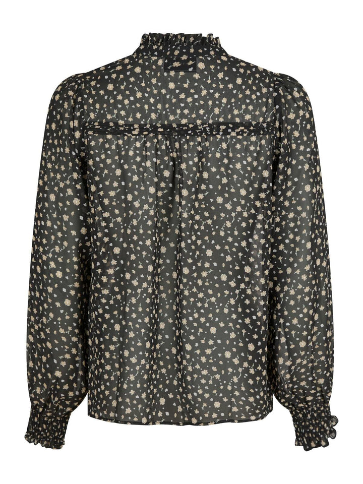 Neo Noir - Rhia Secret Flower Blouse - Black