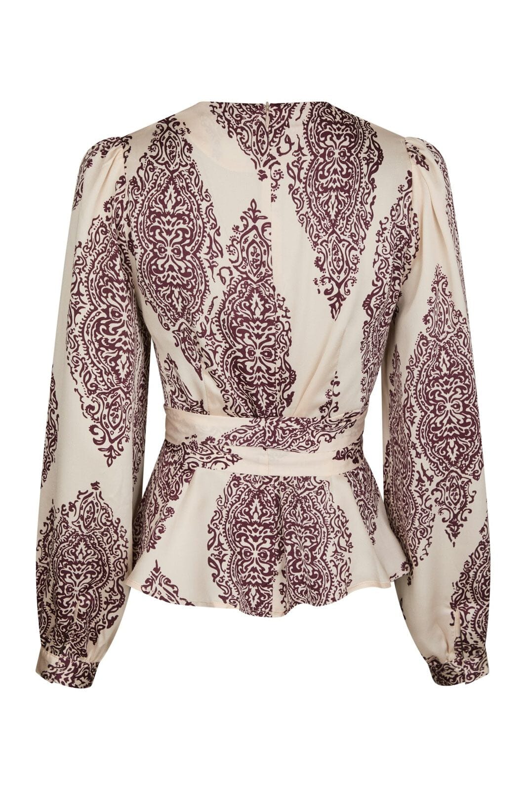 Neo Noir - Rista Paisley Drop Blouse 166208 - 174 - Burgundy