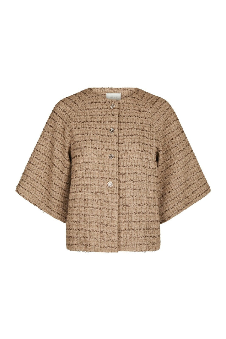 Neo Noir - Rosella Boucle Mini Jacket 166488 - 214 - Taupe