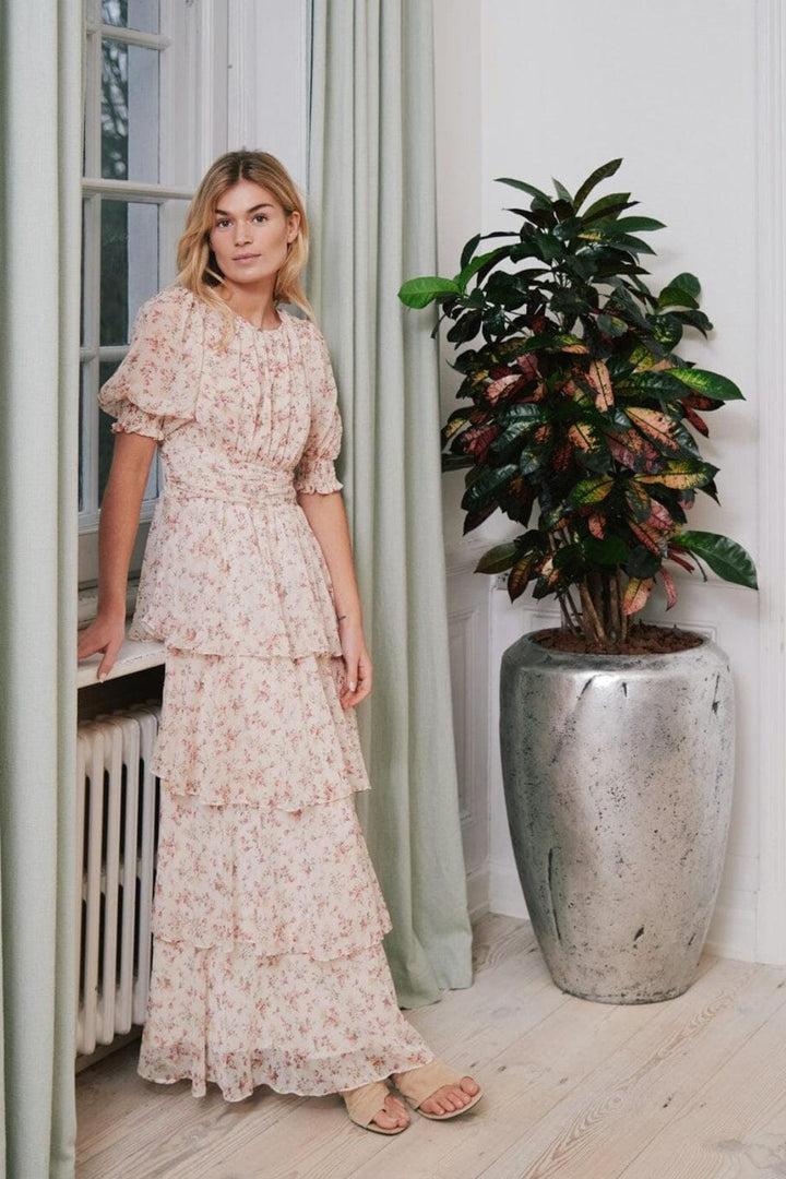 Neo Noir - Sable Meadow Printed Dress 167707 - 122 - Creme