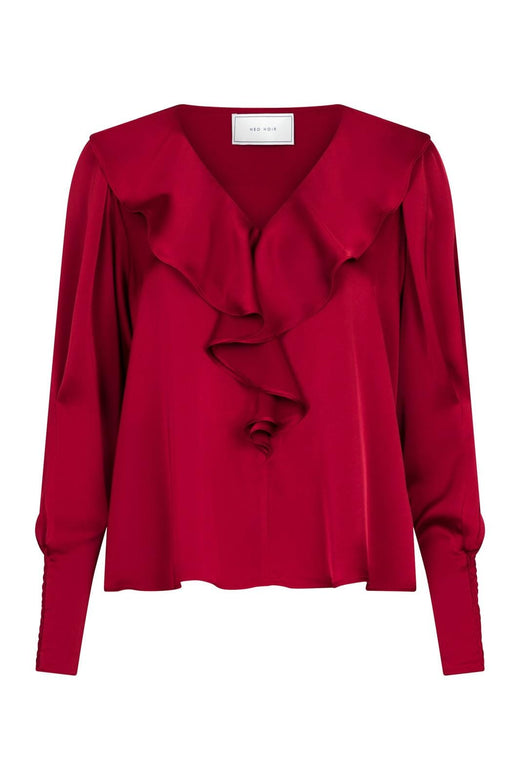 Neo Noir - Sandie Sateen Blouse 160963 - Wine
