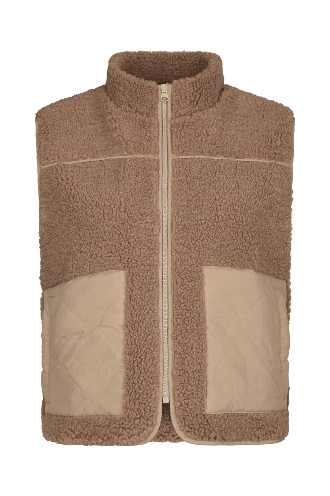 Neo Noir - Scout Teddy Waistcoat 155725 - 214 - Taupe