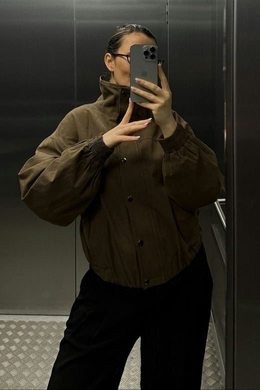 Neo Noir - Selio Bomber Jacket 167651 - 210 - Brown Jakker 