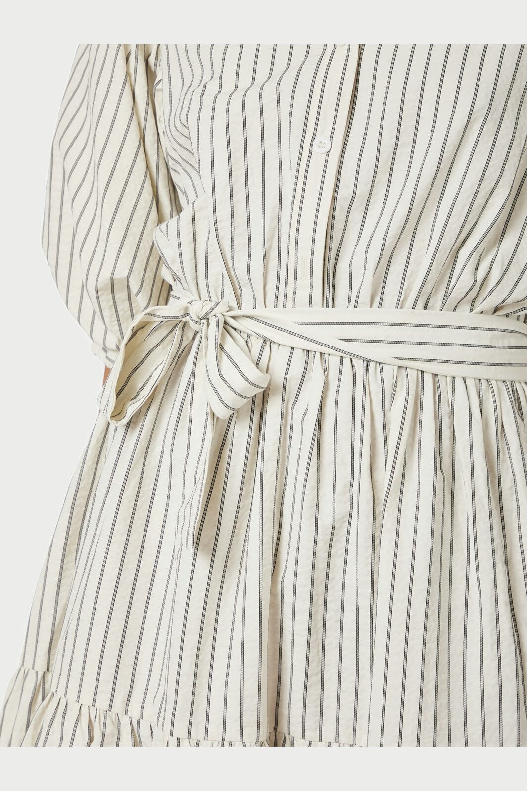 Neo Noir - Serene Slim Stripe Dress 168963 - 121 - Off White