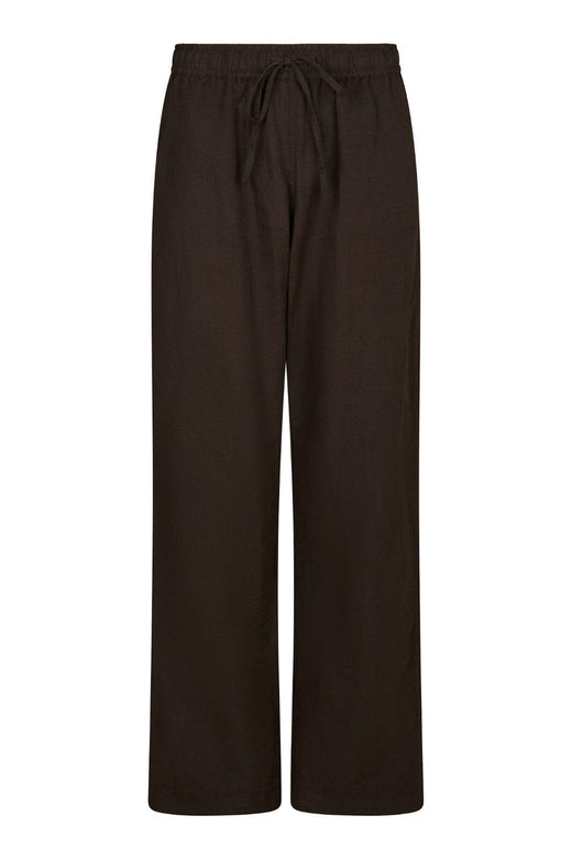 Neo Noir - Sonar Linen Pants 158949 - 676 - Dark Brown