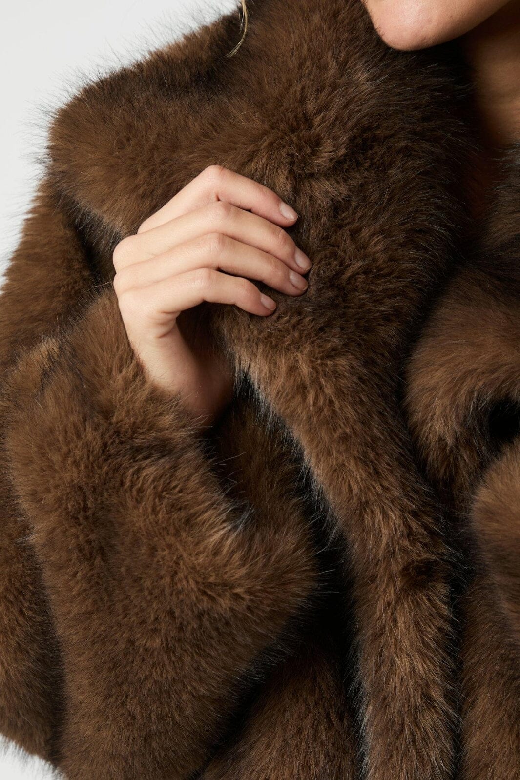 Neo Noir - Stephanie Faux Fur Jacket 162628 - 210 - Brown