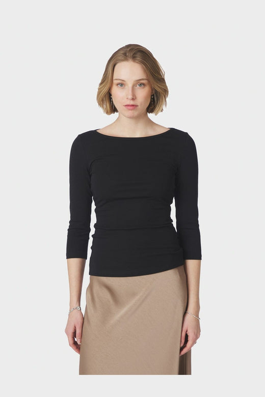 Neo Noir - Thyra Jersey Blouse 169744 - 100 - Black