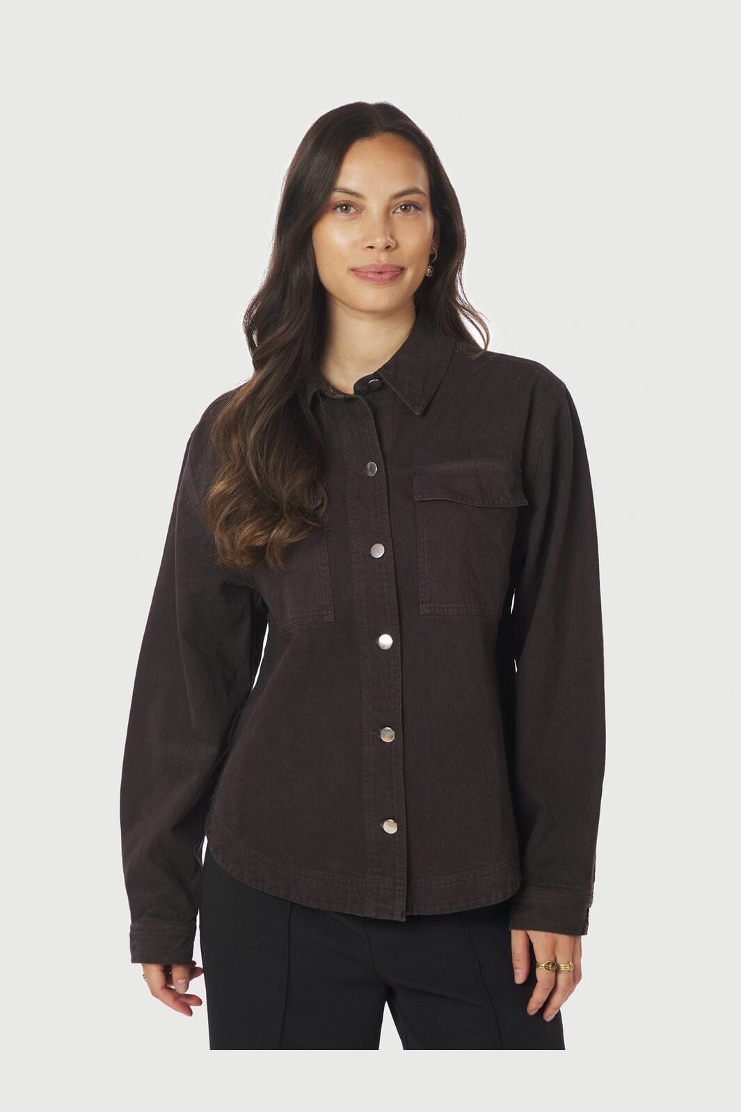 Neo Noir - Tikken Solid Jacket 167231 - 676 - Dark Brown