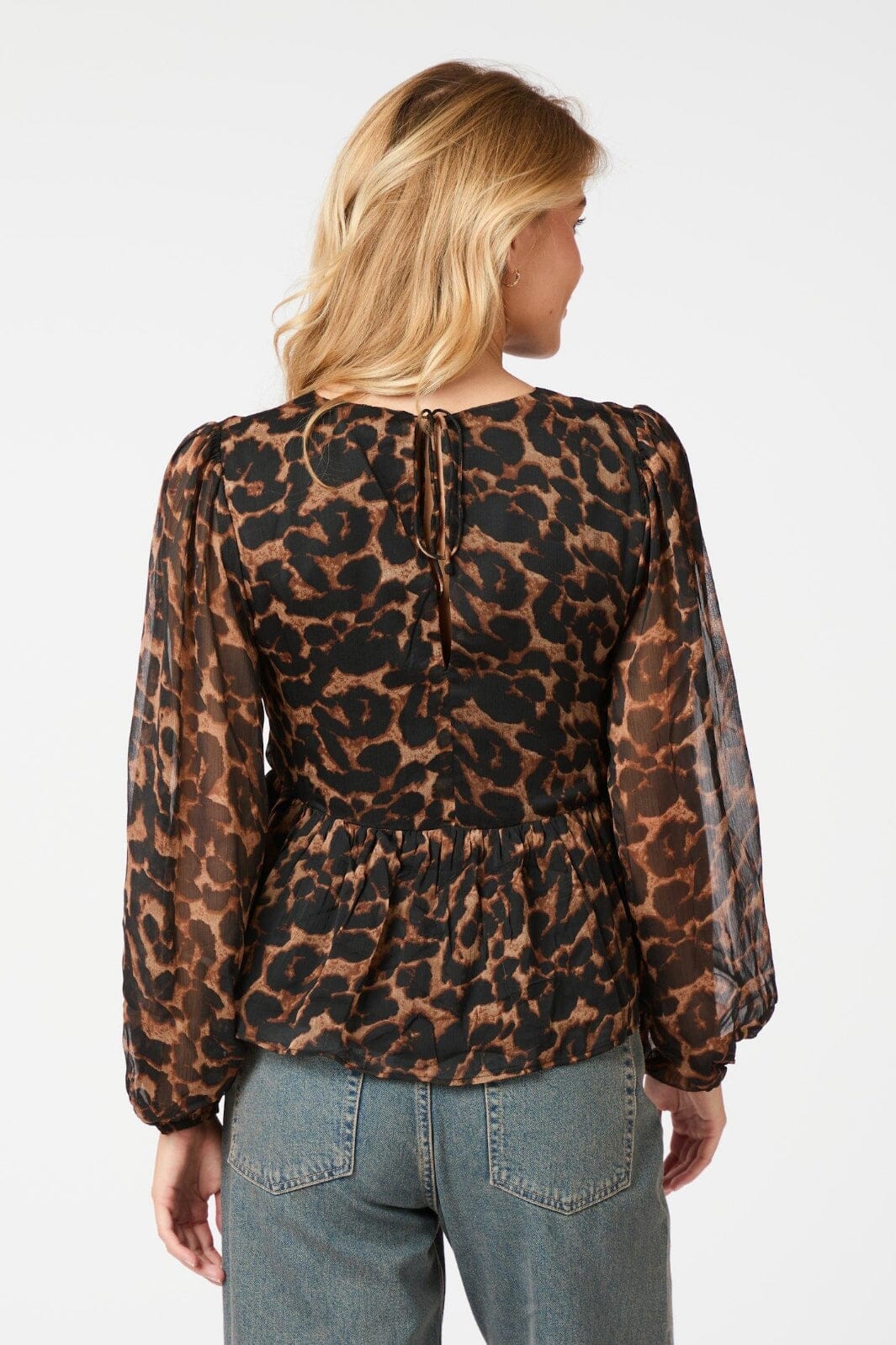 Neo Noir - Timmy Leo Blouse 164310 - Leopard