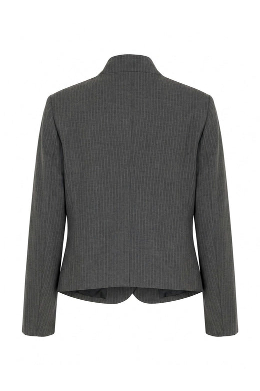 Neo Noir - Tiria Slim Pinstripe Blazer 169991 - 130 - Grey