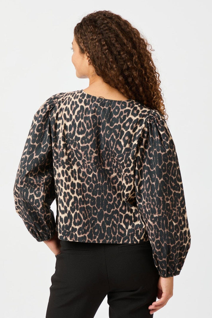 Neo Noir - Tova Leo Blouse 164451 - Leopard