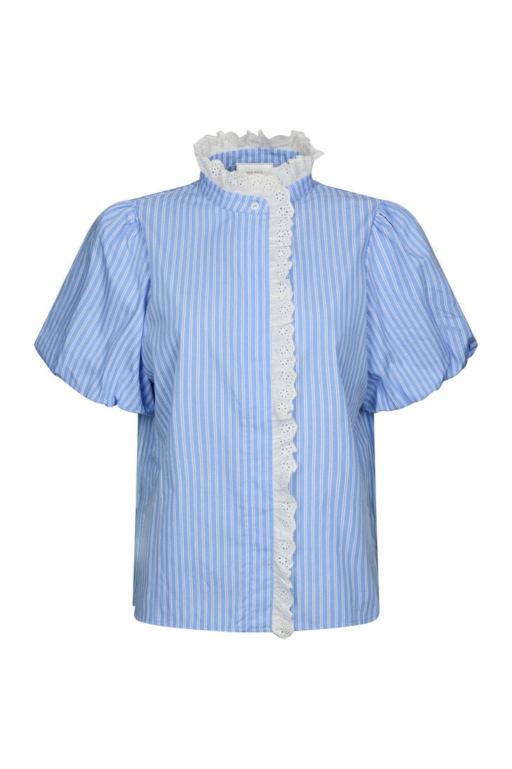 Neo Noir - Ulia Stripe Blouse 169111 - 375 - Blue Stripe
