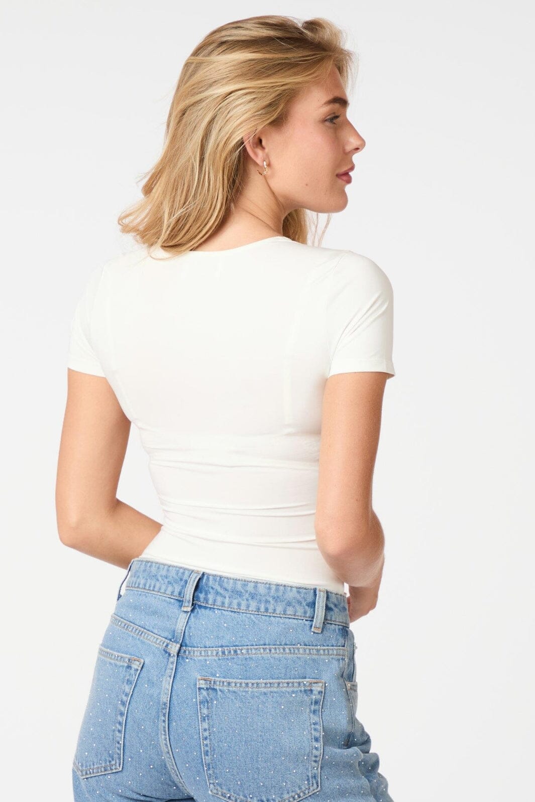 Neo Noir - Verna Jersey Tee 162048 - Off White