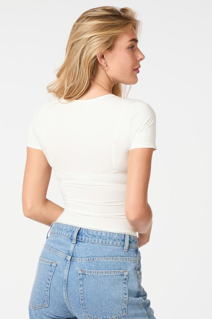 Neo Noir - Verna Jersey Tee 162048 - Off White