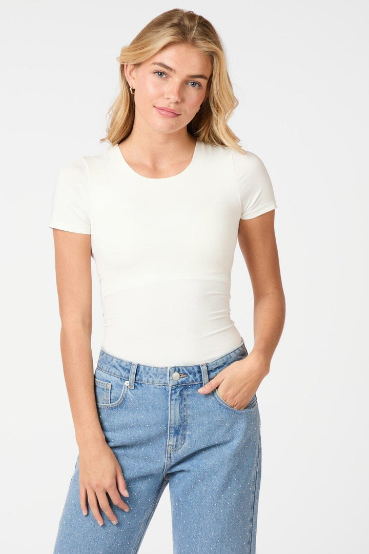 Neo Noir - Verna Jersey Tee 162048 - Off White
