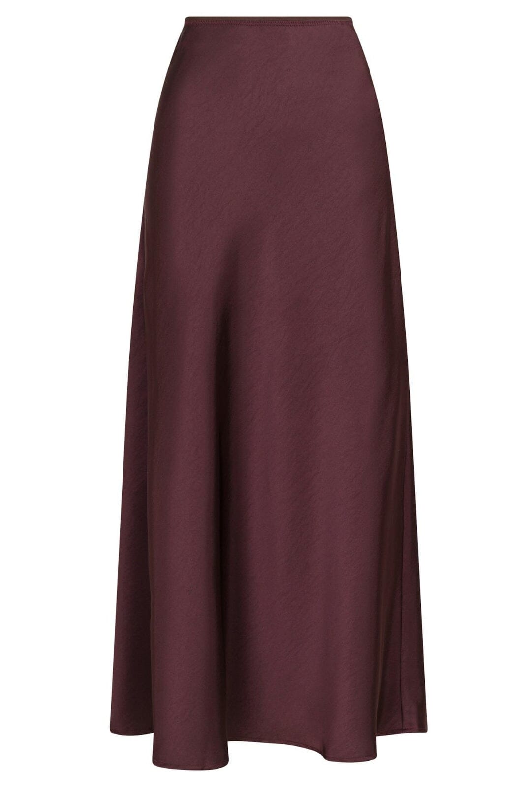 Neo Noir - Vicky Heavy Sateen Skirt 159588 - Burgundy