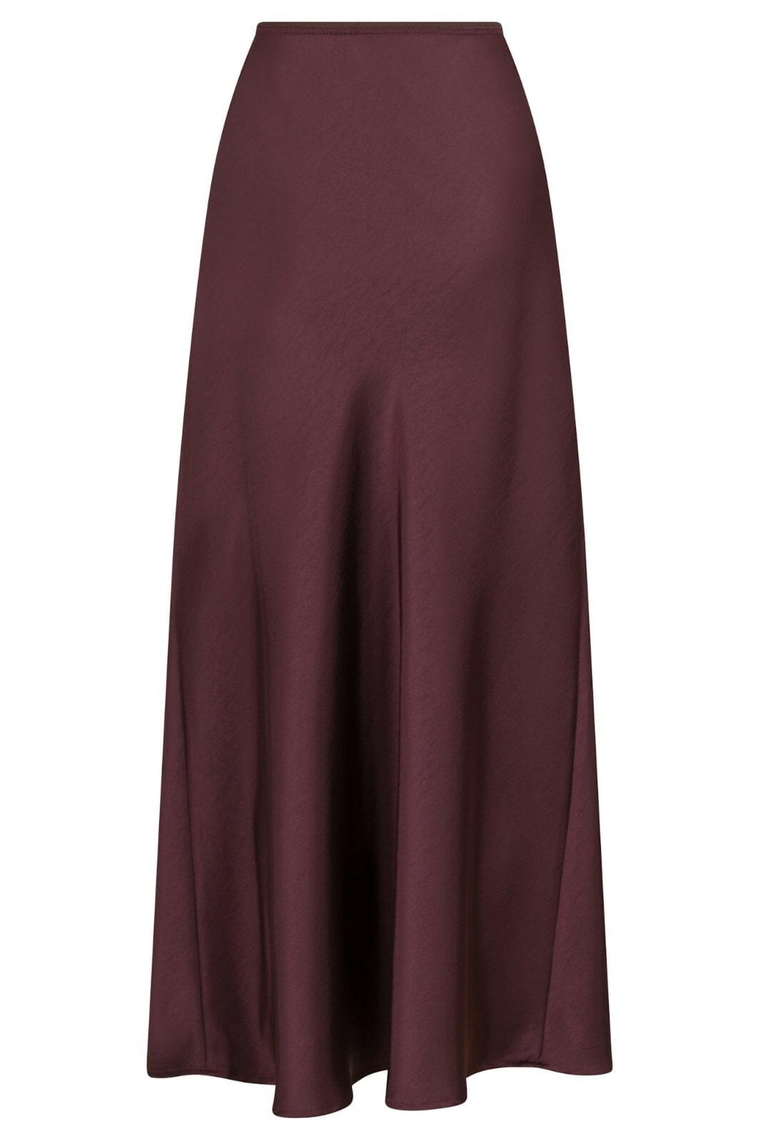 Neo Noir - Vicky Heavy Sateen Skirt 159588 - Burgundy