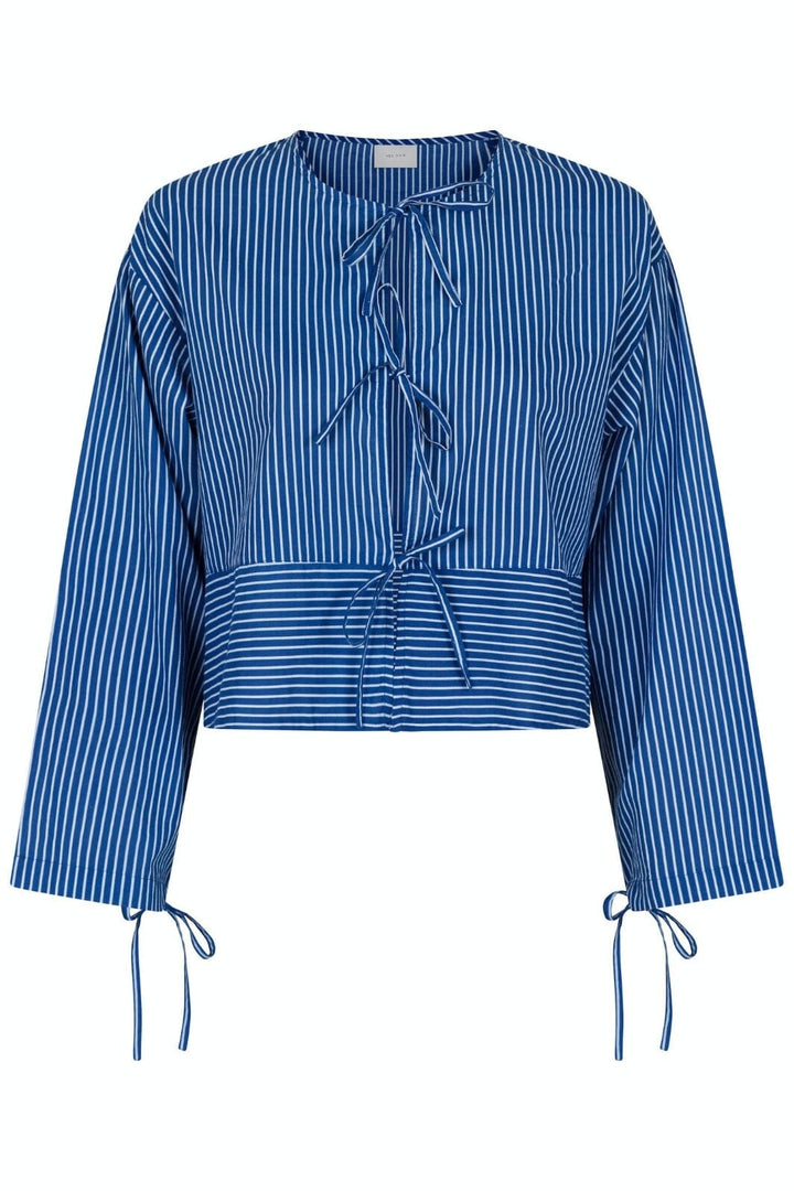 Neo Noir - Wanda Stripe Shirt - Blue