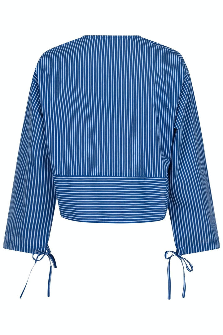 Neo Noir - Wanda Stripe Shirt - Blue