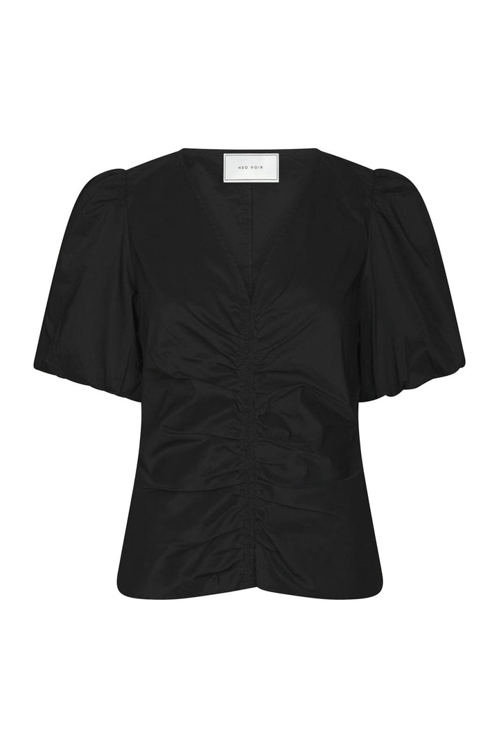 Neo Noir - Zaria Poplin Blouse 167568 - 100 - Black