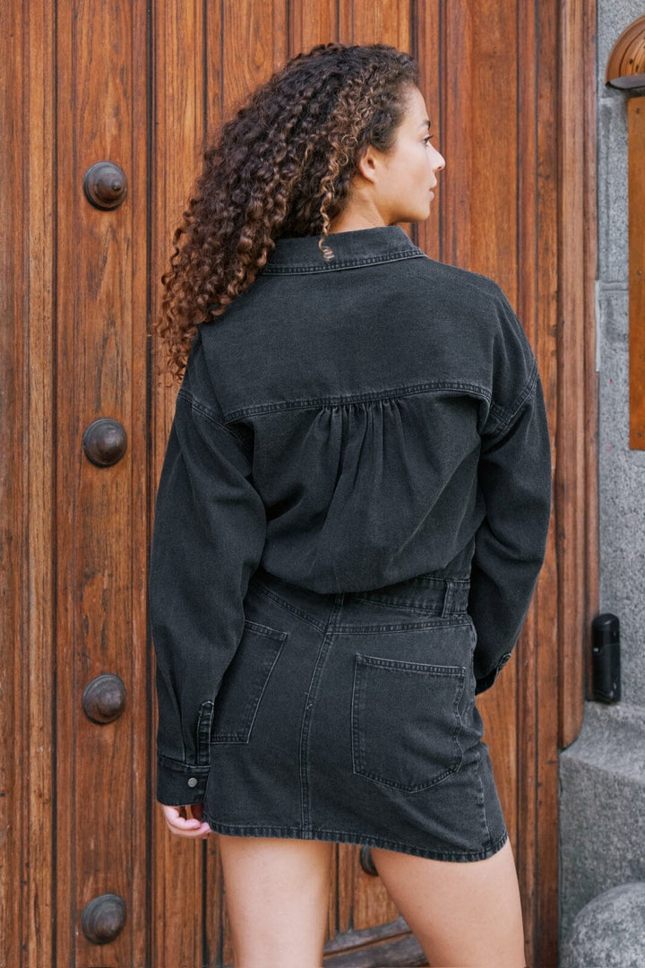 Neo Noir - Zoe Denim Dress 162653 - Black