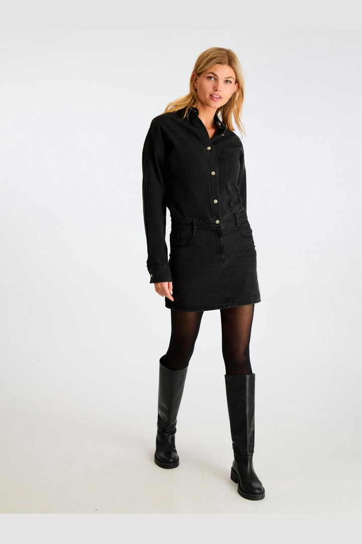 Neo Noir - Zoe Denim Dress 162653 - Black